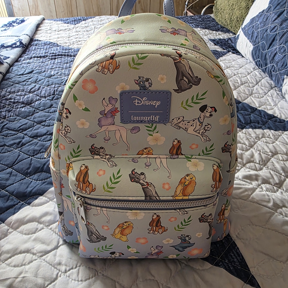 Disney Loungefly Backpack with Cartoon Characters